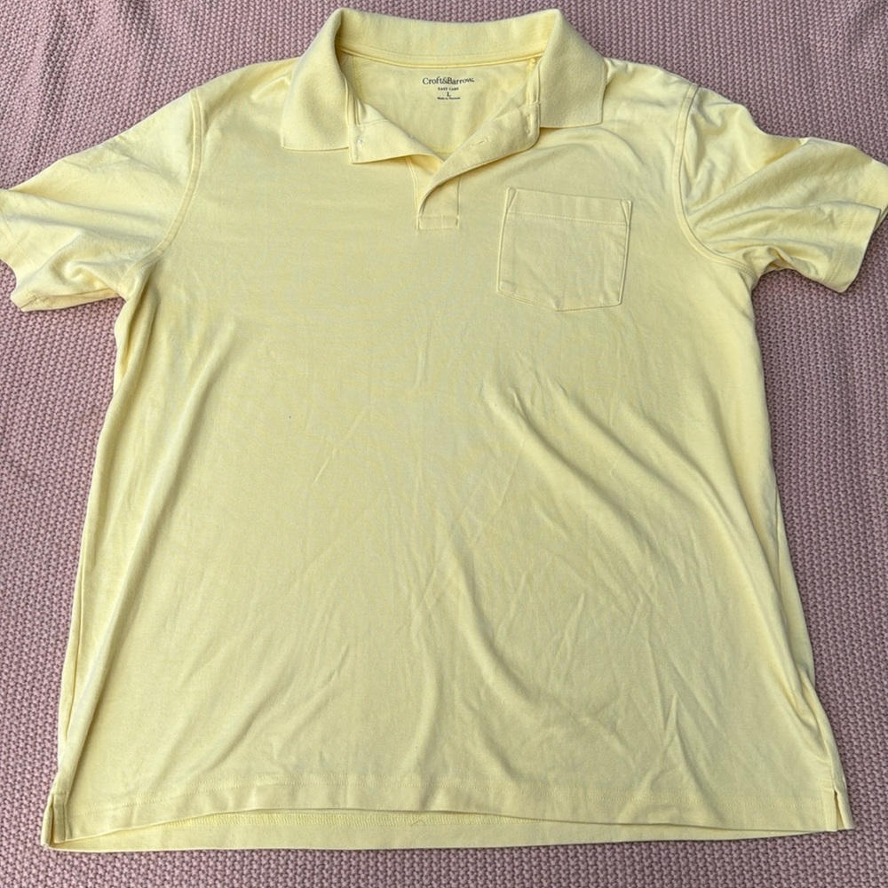 Men's Yellow Shirt